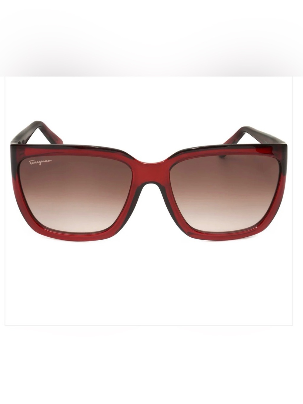 Ferragamo Crystal Wine Sunglasses